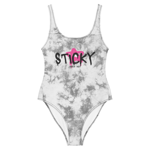 STICKY WHEN WET "CHOKER" BODYSUIT