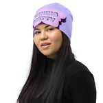 PUSHING PRETTY “CRUSHED GRAPE” BEANIE